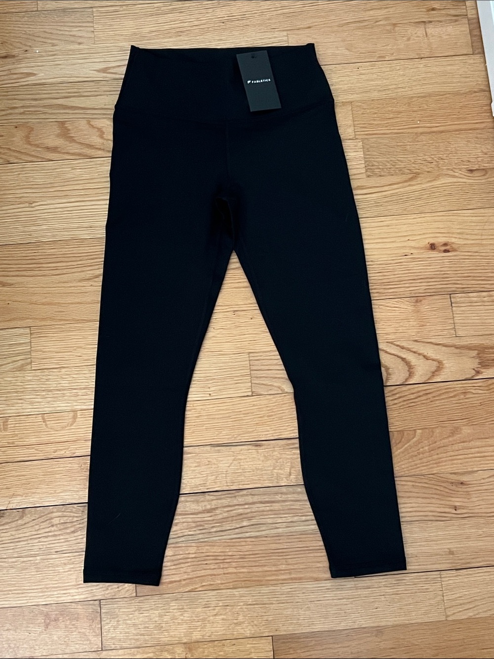 Fabletics Black High-Rise Performance Capris